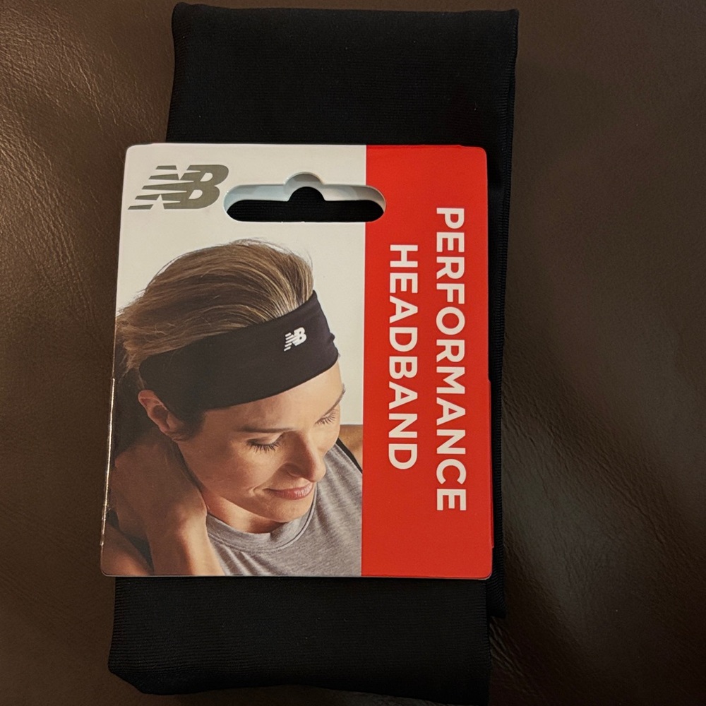 NWT New Balance Women's Performance Black Headband